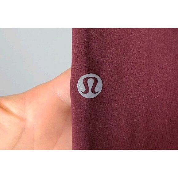 Lululemon Fast and Free Leggings Womens Size 4 Multiple Pockets Red Activewear - Picture 7 of 8